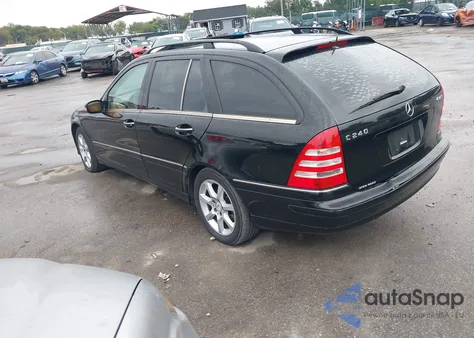 2005 Mercedes-Benz C 240 Luxury 4Matic из США, поврежденный, VIN WDBRH81J85F567579
